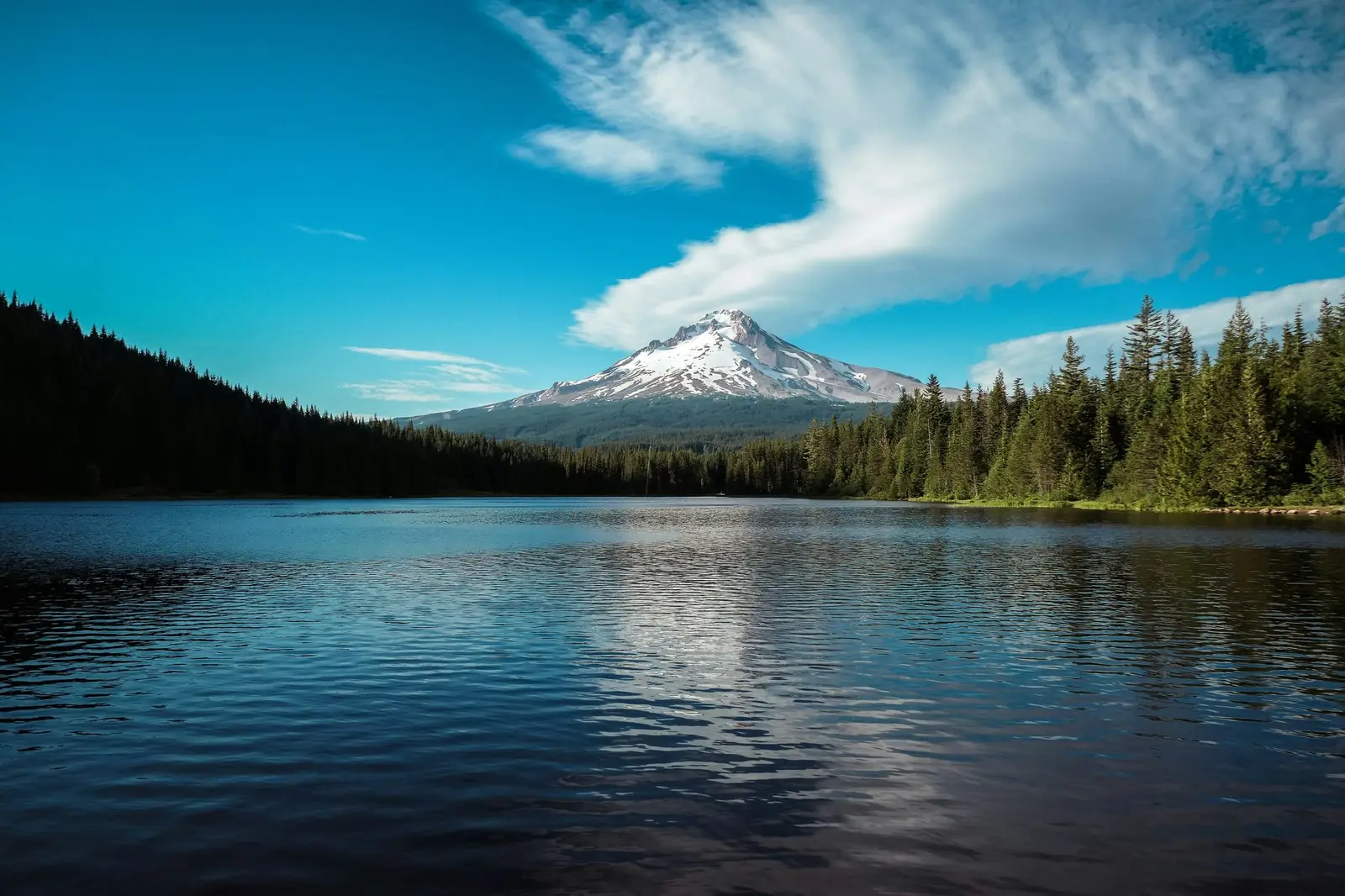 Mount Hood reflecting in Trillium Lake, Oregon's majestic landscape representing lasting legacy